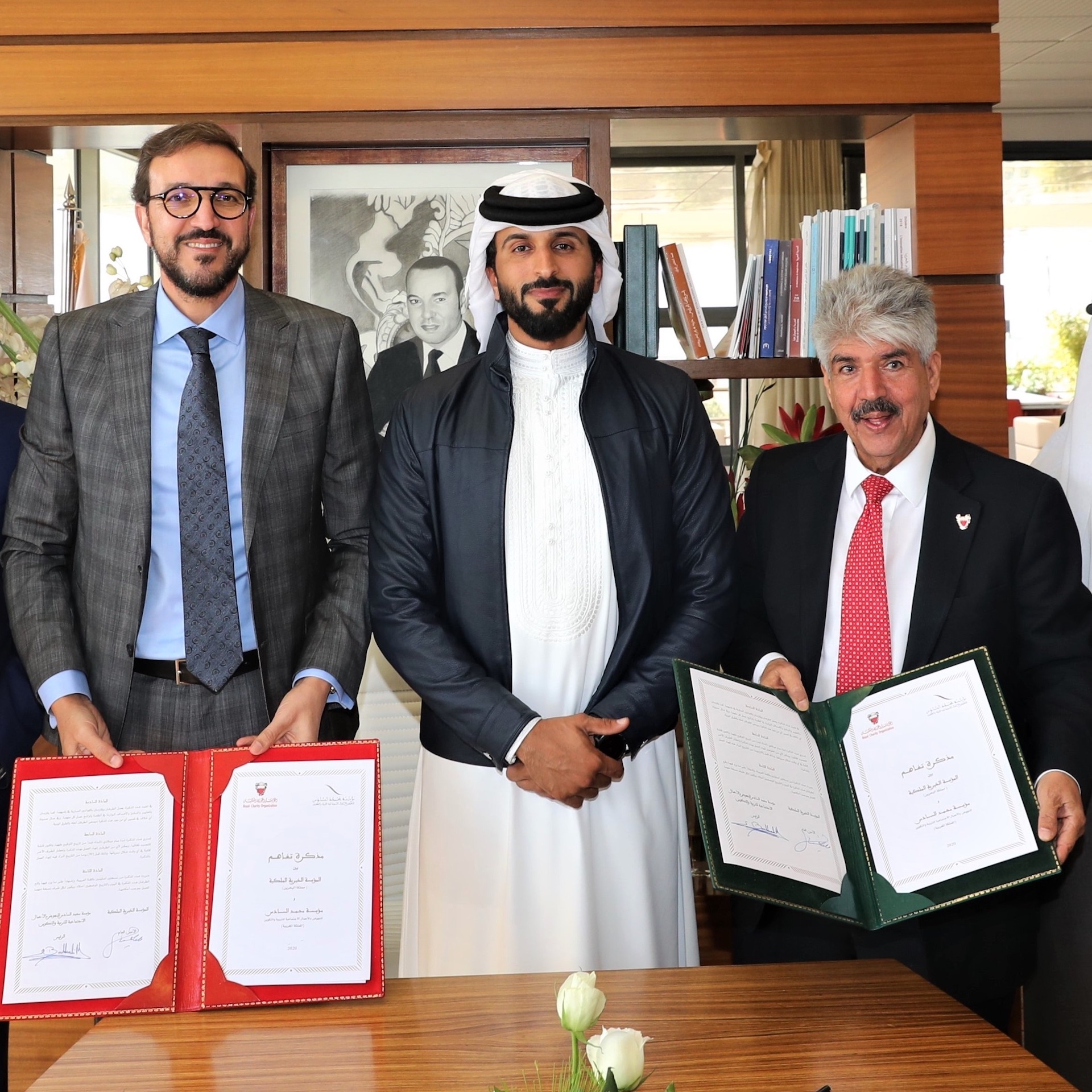 Visite du prince de Bahreïn